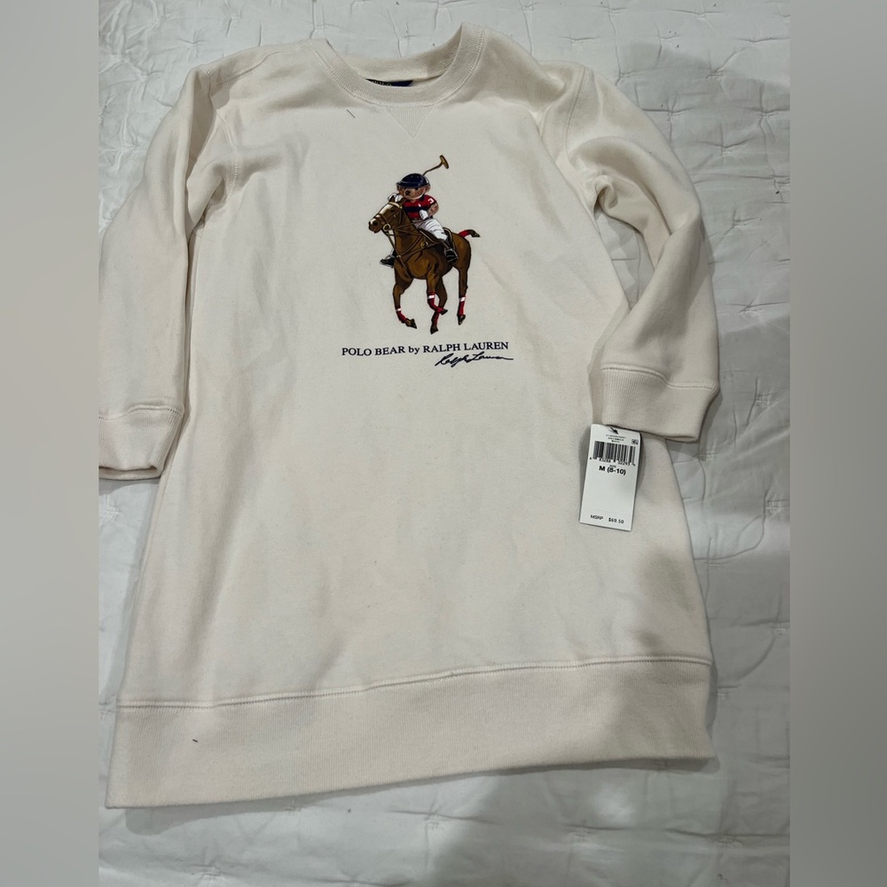 Polo Girls Sweatshirt Dress